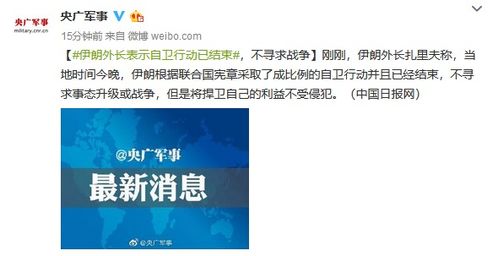 伊朗对等回应美国，外交策略的深度解析